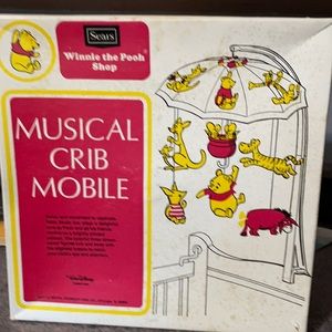 Winnie the Pooh musical Crib Mobile